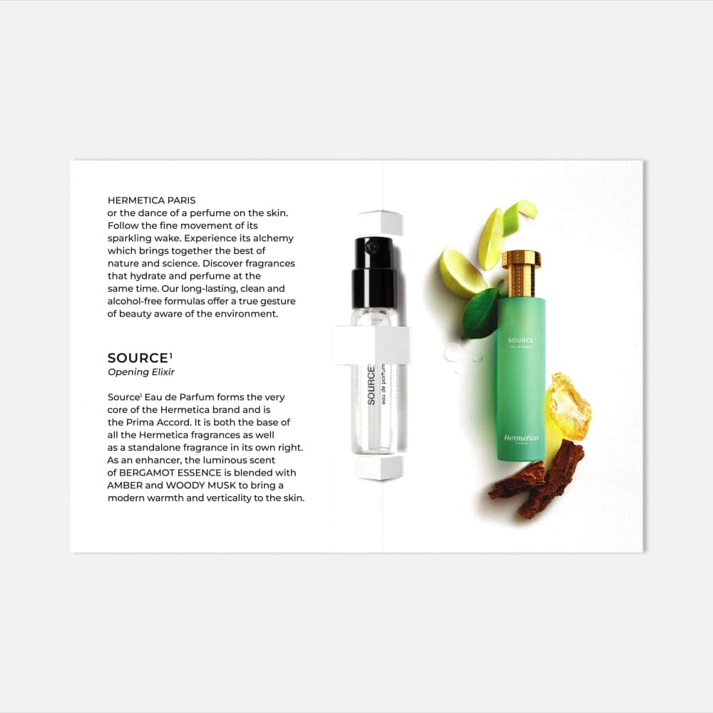 Hermetica Paris | Source¹ - Eau de Parfum Sample 1.5ml - Card