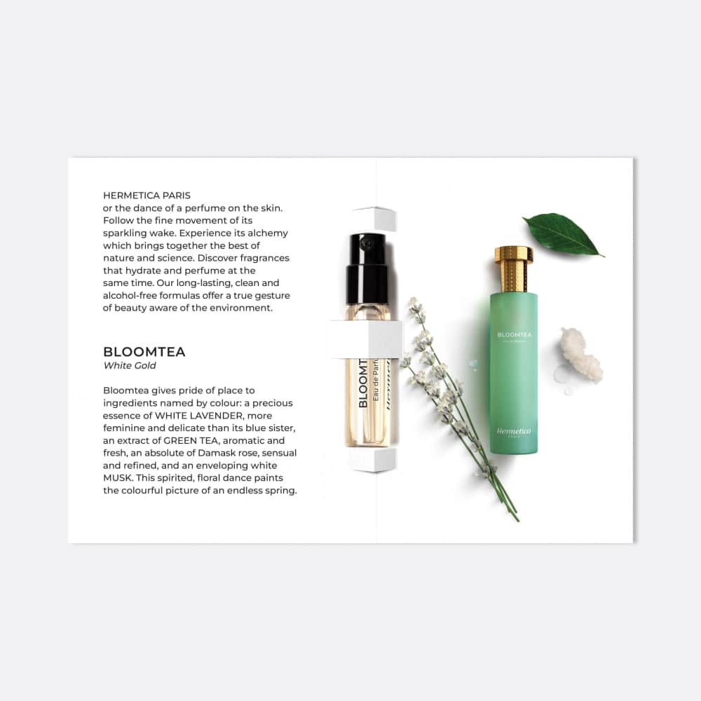 Hermetica Paris | Bloomtea - Eau de Parfum Sample 1.5ml - Card