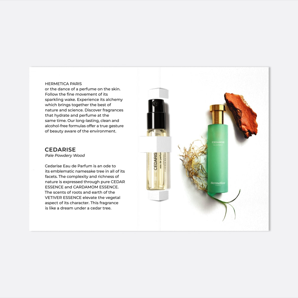 CEDARISE Sample Eau de Parfum - Hermetica Paris